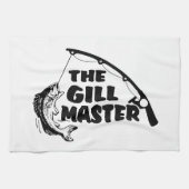 Fischer als Gill-Master Handtuch (Horizontal)
