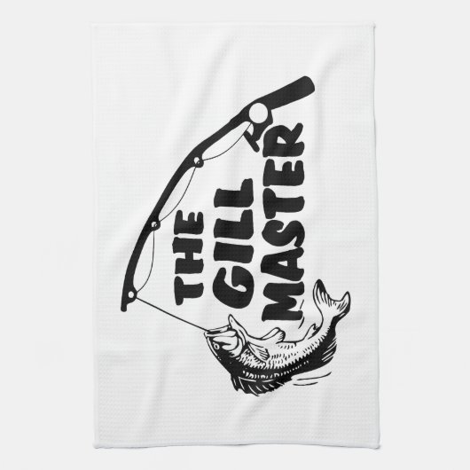 Fischer als Gill-Master Handtuch (Vertikal)