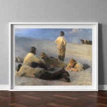 Fischer am Skagen Beach, P.S. Krøyer, Art
