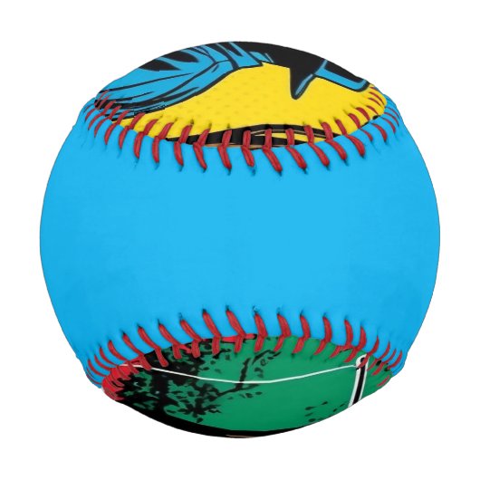 Fischer an der Riverbank Baseball (Rückseite)