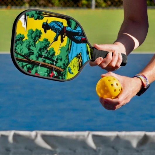 Fischer an der Riverbank Pickleball Schläger