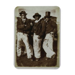 Fischer an Land, c.1843-47 (Salzpapierdruck von Magnet