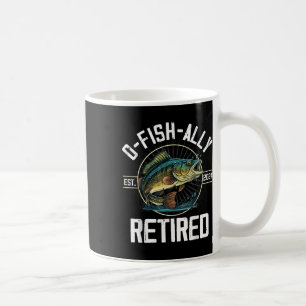 Fischer-Angler-Rentner-Geschenk O-fish-ally im Ruh Kaffeetasse