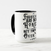 "Fischer..." Anpassbar Tasse (Vorderseite Links)