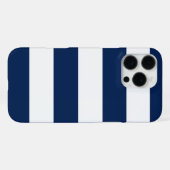 Fischer-Ästhetik Blau Gestreift iPhone Hülle (Rückseite (Horizontal))
