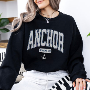 Fischer Ästhetik Christian Distressed Schrift Sweatshirt