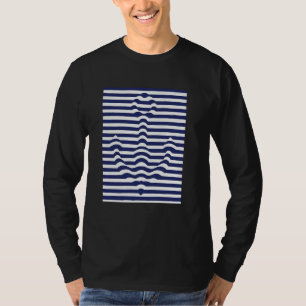 Fischer Ästhetik Nautisch Sommer Boot Anker Grafik T-Shirt