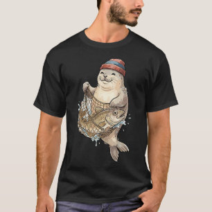Fischer-Ästhetik: Tagesfang der Robbe T-Shirt