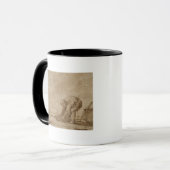 Fischer auf dem Seeufer, 1623 Tasse (Vorderseite Links)