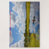 Fischer auf einem See in Guyana. Jigsaw Puzzle (Vertikal)