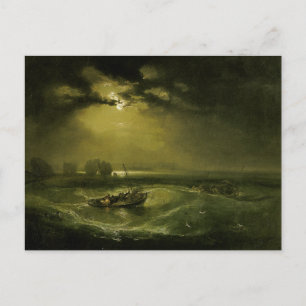 Fischer auf See von J.M.W. Turner Postkarte