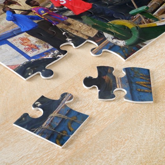 Fischer aus Ghana Puzzle (Seite)