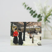 Fischer bei Frederiksberg Rundel Postkarte (Stehend Vorderseite)