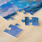 Fischer bei Sunset Impressionist Coastace Puzzle (Seite)