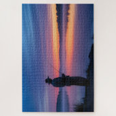 Fischer bei Sunset Puzzle (Vertikal)