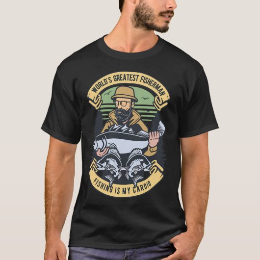 Fischer beste Geschenk Mann T-Shirt (Vorderseite)