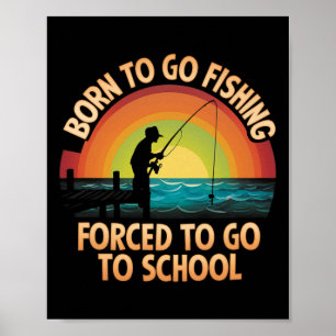 Fischer Cool Angeln Für Männer Frauen Kinder B Fis Poster