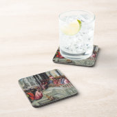 Fischer, der dem Doge von Venedig den Ring gibt Getränkeuntersetzer (Rechte Seite)