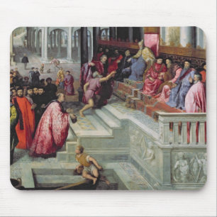 Fischer, der dem Doge von Venedig den Ring gibt Mousepad