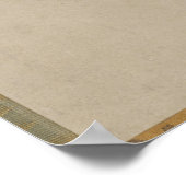 Fischer, der im Schnee 1821 sein Netz befördert Poster (Ecke)