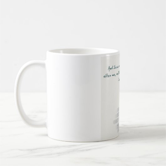 Fischer der Mann-Tasse Kaffeetasse (Links)