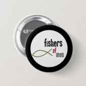 Fischer der Männer Button (Vorne & Hinten)