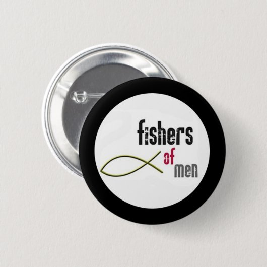 Fischer der Männer Button (Vorne & Hinten)