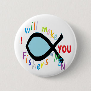 Fischer der Männer Button