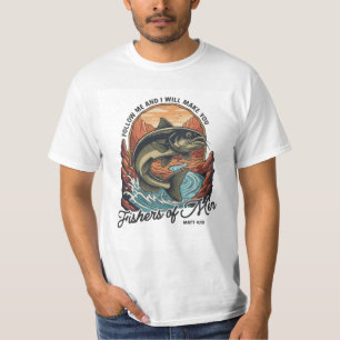 Fischer der Menschen - Klassisches Fischsymbol-T-S T-Shirt