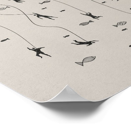 Fischer der Menschen - Matthew 4:19 Jesus Poster (Ecke)