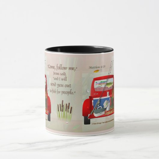 Fischer der Tasse Kaffee (Zentrum)