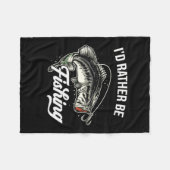 Fischer, die ich lieber fischen würde fleecedecke (Vorderseite (Horizontal))