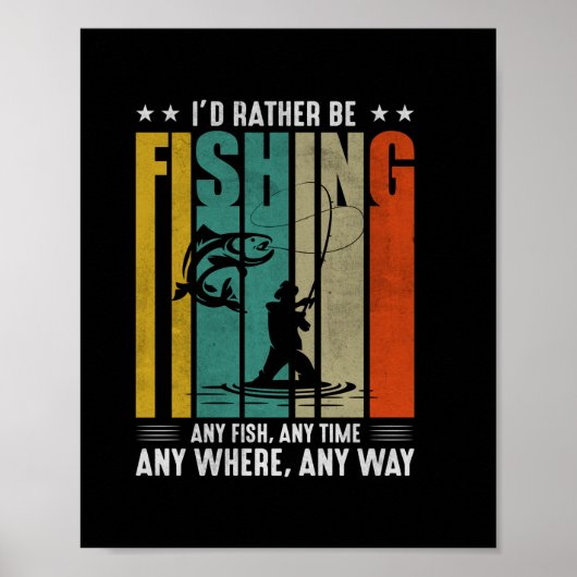 Fischer, die ich lieber fischen würde poster (Vorne)