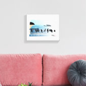 Fischer, die Wadenfänger ziehen Leinwanddruck (Insitu (Wohnzimmer))