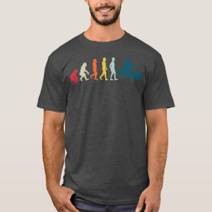 Fischer Evolution Geschenk Angeln T-Shirt