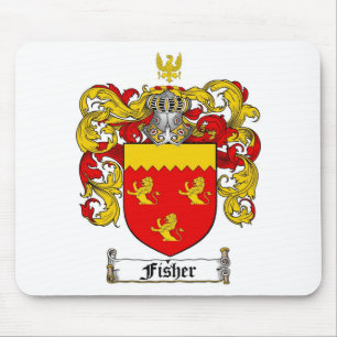 FISCHER-FAMILIENWAPPEN - FISCHER-WAPPEN MOUSEPAD