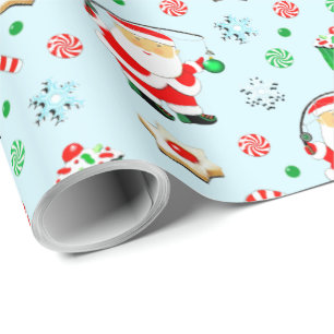 Fischer-Ferien-Geschenkverpackungspapier Geschenkpapier