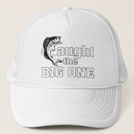 Fischer fing das große truckerkappe