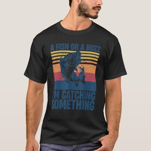 Fischer fischt einen Fisch oder ein Summen, das ic T-Shirt (Vorderseite)