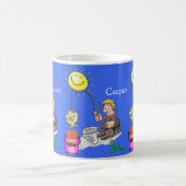 Fischer Fish Blau Tasse (Mittel)