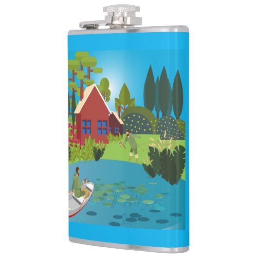 Fischer Flachmann (Links)