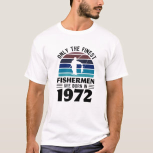 Fischer Geboren 1972 Fanggeschenk 50. Geburtstag T-Shirt