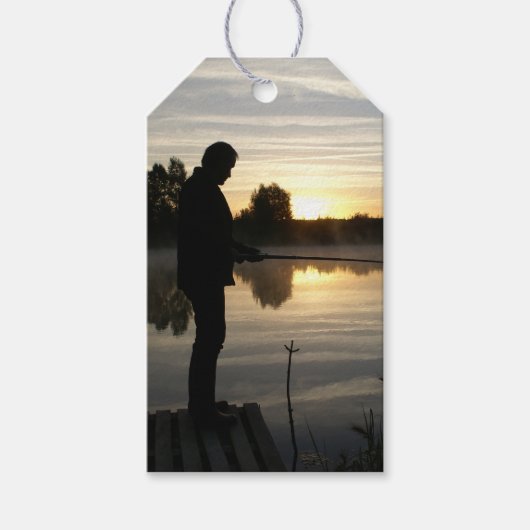 Fischer Geschenkanhänger (Vorderseite)