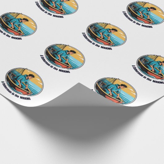 Fischer Geschenkpapier (Ecke)