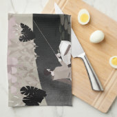 Fischer Geschirrtuch (Viertel Falte)