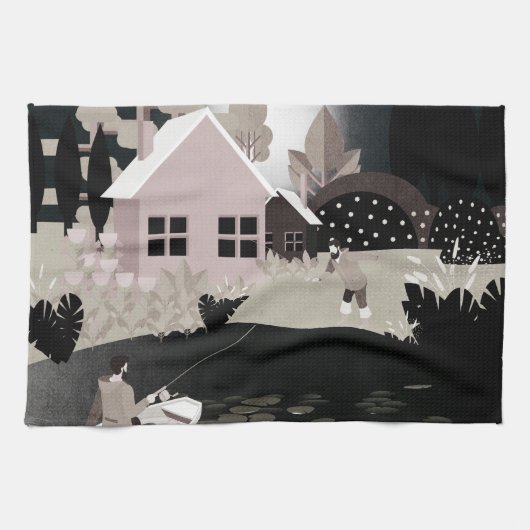 Fischer Geschirrtuch (Horizontal)