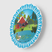 Fischer Große Wanduhr (Winkel)