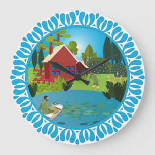 Fischer Große Wanduhr