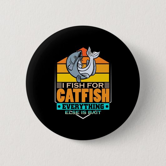 Fischer I fischen Fisch Button (Vorderseite)