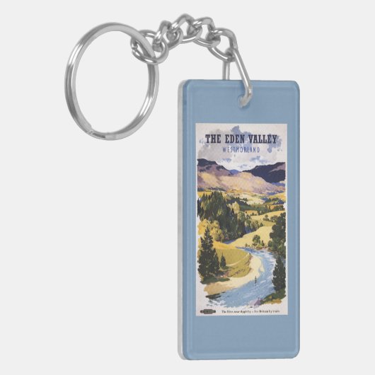 Fischer im Eden-Tal Schlüsselanhänger (Vorderseite links)